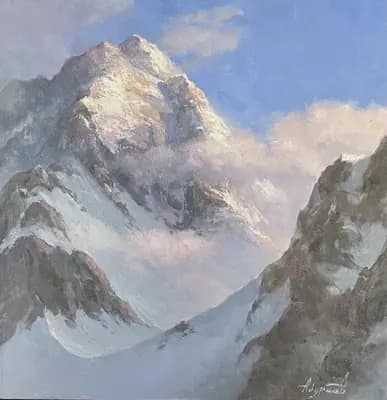 Мұзарт (2026). Абдреев Марат (р. 1965). 55×57 см