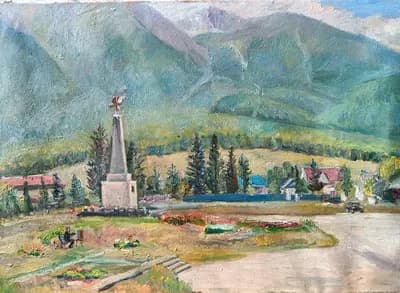 Акимшилик Катон. Кикимов Х. (р. 1947). холст, масло, 70×50 см