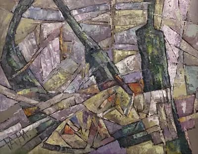 Натюрморт (2012). Татиев Т. (р. 1966). картон, масло, 40,5×50,5 см