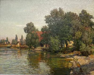 Пейзаж (1903). Кайзер Рихард (р. 1868). холст, масло, 100×80 см