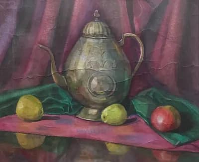 Натюрморт. Исабаев Исатай (1936–2007). бумага, акварель, 42×50 см
