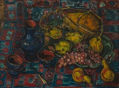 Натюрморт (1980). Гумилевский Игорь (1925–2001). холст, масло, 120×90 см