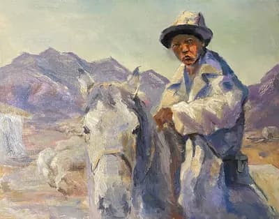Ата кесиги (1978). Игнатьев Александр (1906–1999). холст, масло, 73×93 см