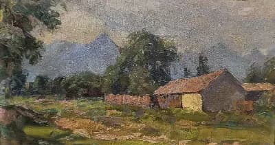 Этюд (1946). Соловьев Николай (1905–1969). картон/масло, 40х27.5 см