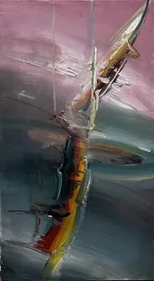 Полет. Казгулов А. (р. 1953). 33,5×60 см