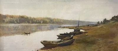 Реки. Румянцев Алексей (1887–1933). холст, масло, 70×32,5 см