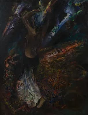 Танец (1995). Шамшин В. (1928–2004). холст, масло, 90×70 см