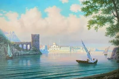 Утро старого Стамбула (2008). Коваль С.. холст, масло, 60×90 см